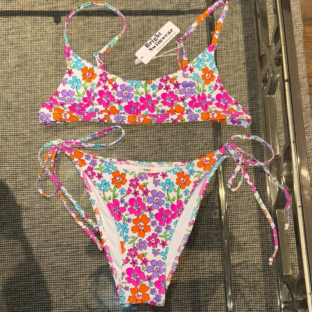 Bright Swimwear citrus floral bikini - Picture 1 of 9